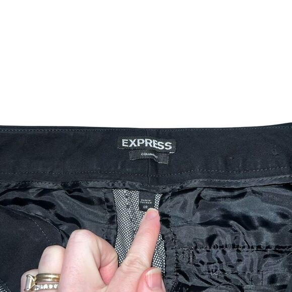 EXPRESS Columnist Black & White Dress Pants Size 0R - Picture 4 of 9